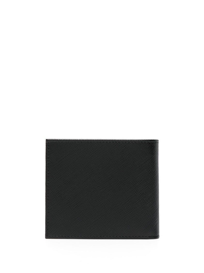 Prada Black Saffiano Leather Bifold Wallet