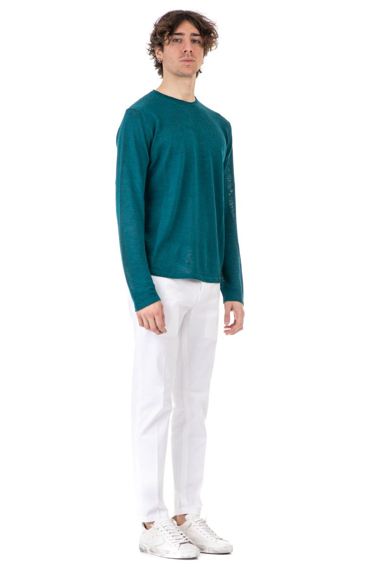 Roberto Collina Linen Crewneck Sweater