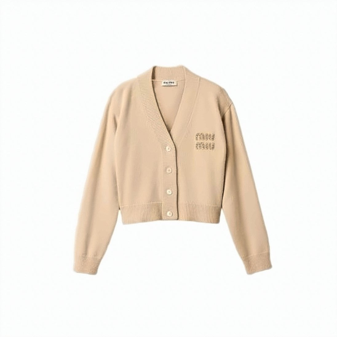 Miu Miu Cropped Cashmere Cardigan