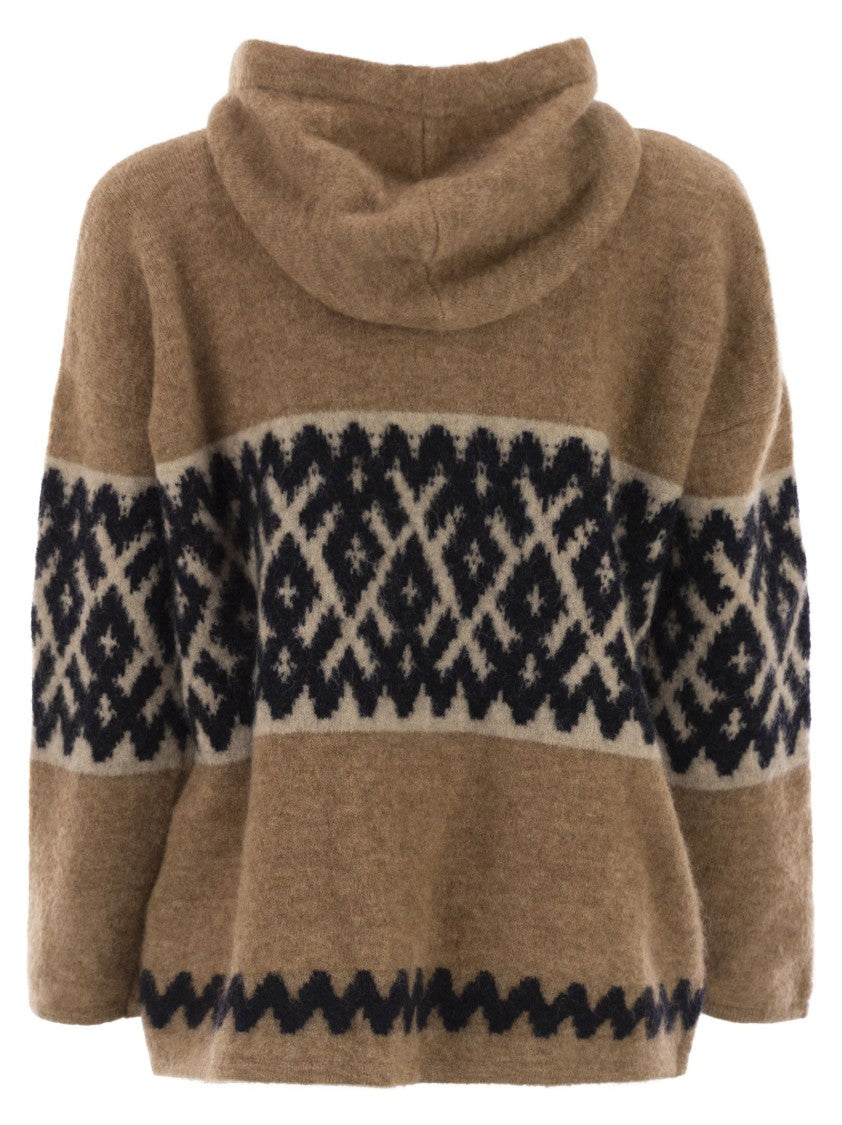 Max Mara Ivan Jacquard Mohair Blend Sweatshirt
