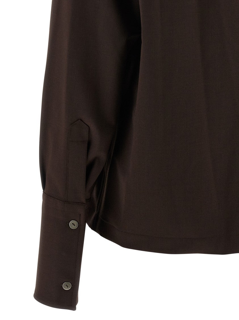 The Latest Wool Blend Button-Up Shirt