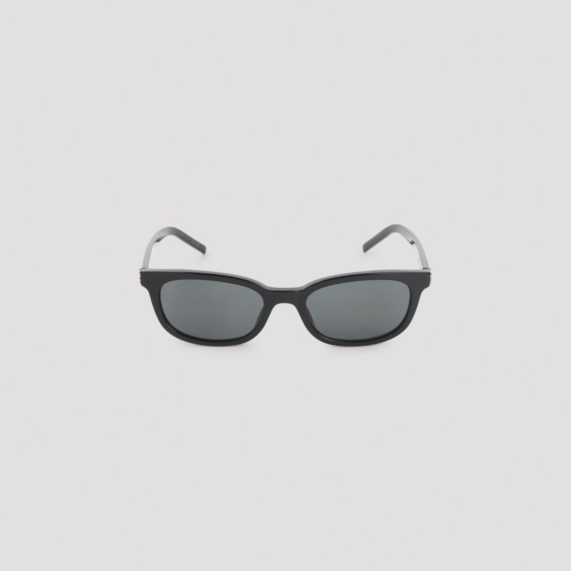 Saint Laurent Rectangular Frame Sunglasses With Glossy Finish