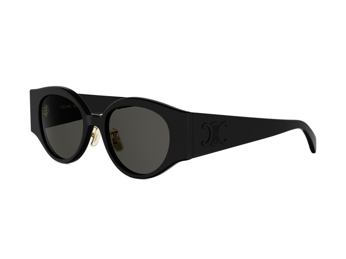 Celine Cl40341f Black Oversized Round Frame Sunglasses