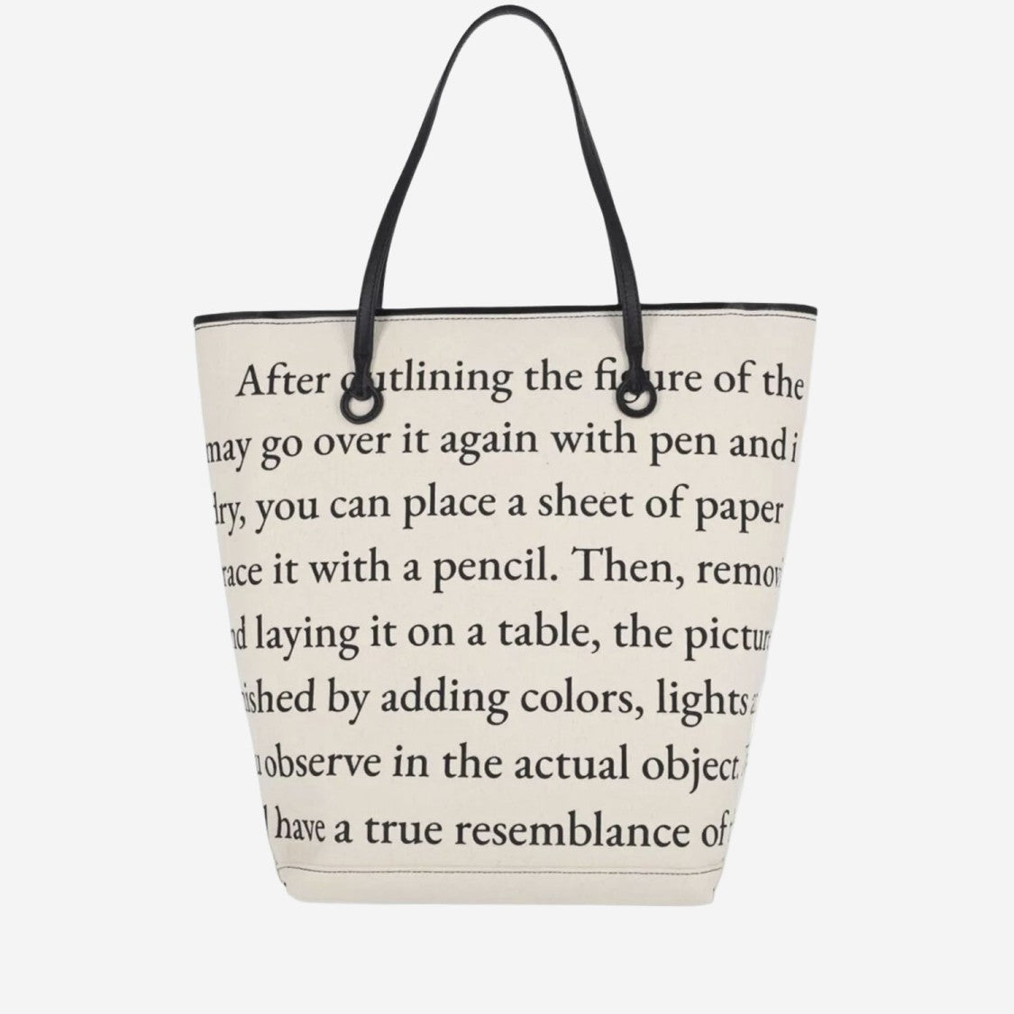 J. W. Anderson Cotton Blend Anchor Shopping Bag