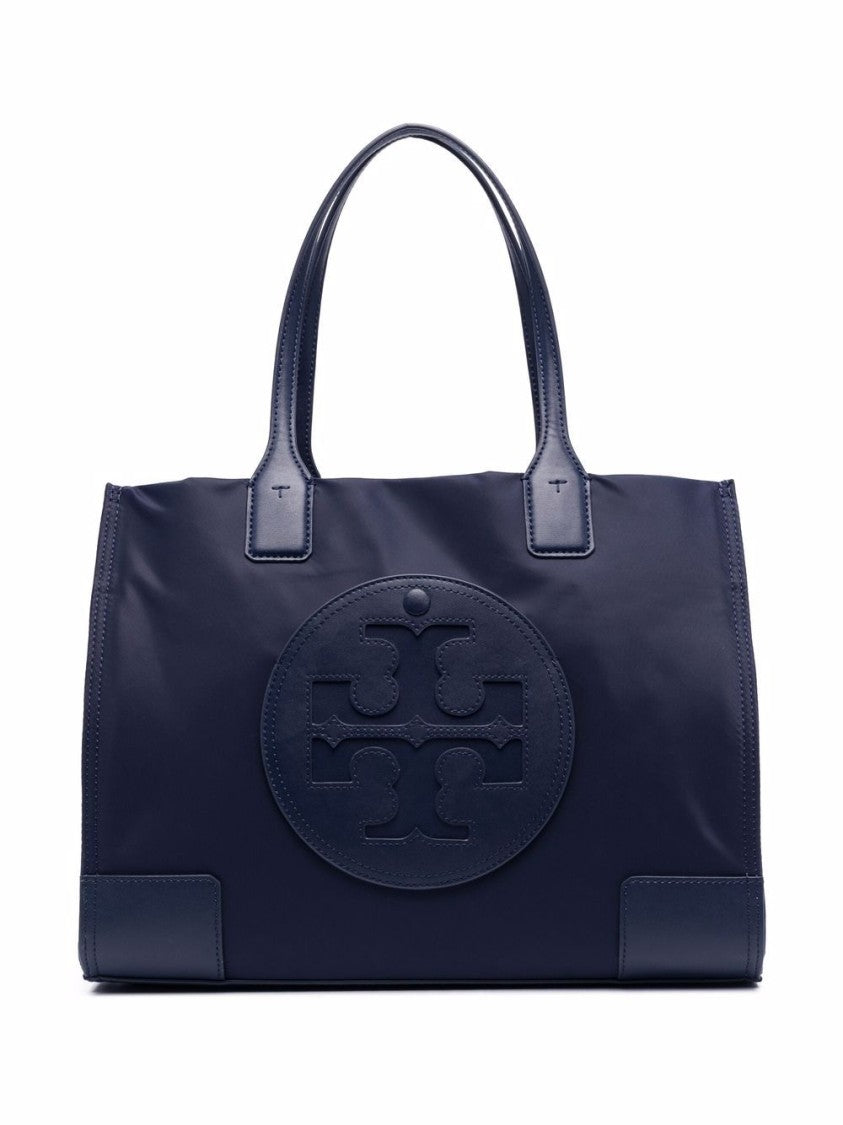 Tory Burch Blue Spacious Nylon Tote