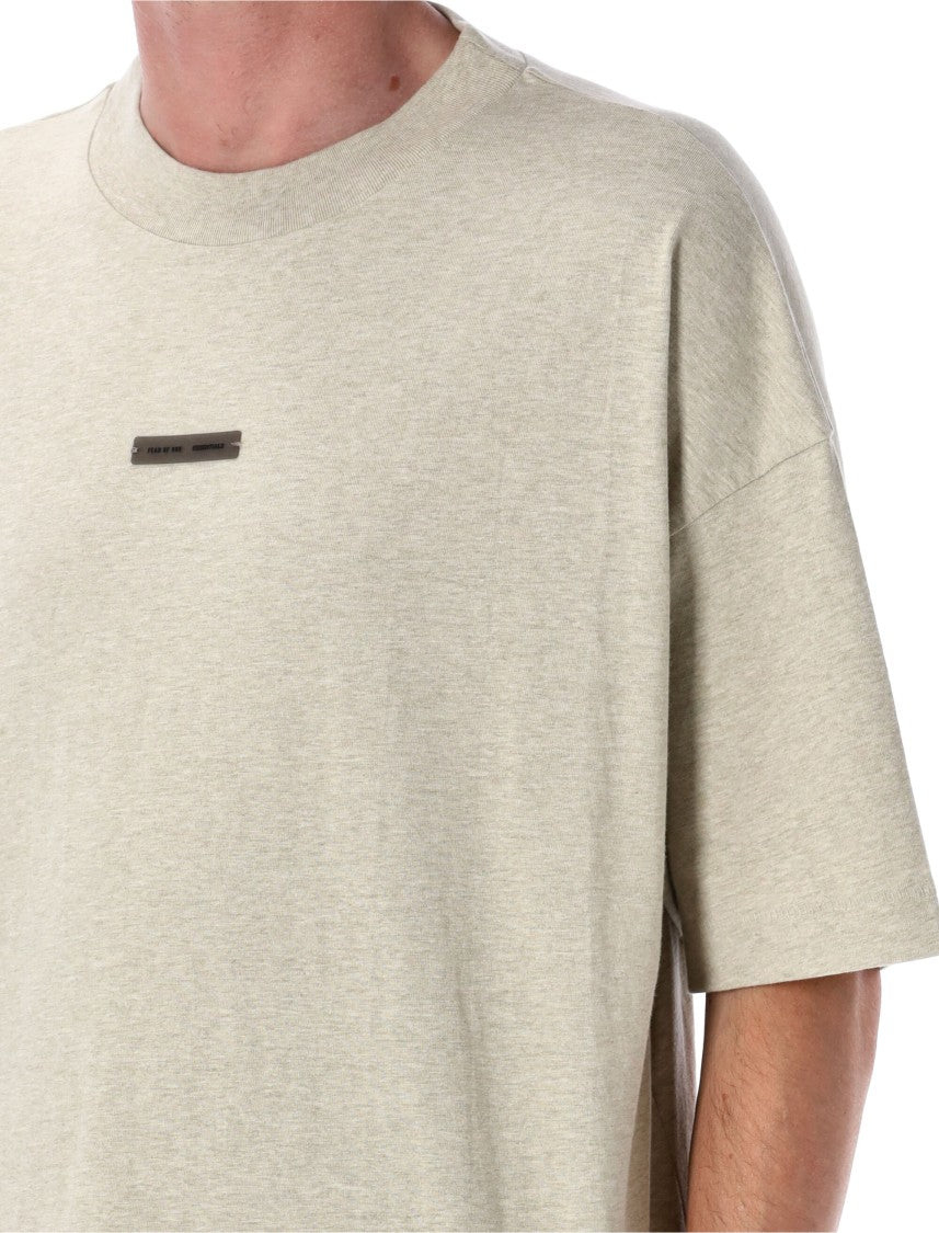 Fear Of God Relaxed Fit T-Shirt With Ribbed Neckline And Minimalist Branding