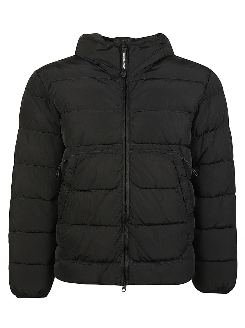 C.P. Company Chrome-R Goggle Padded Black Down Jacket