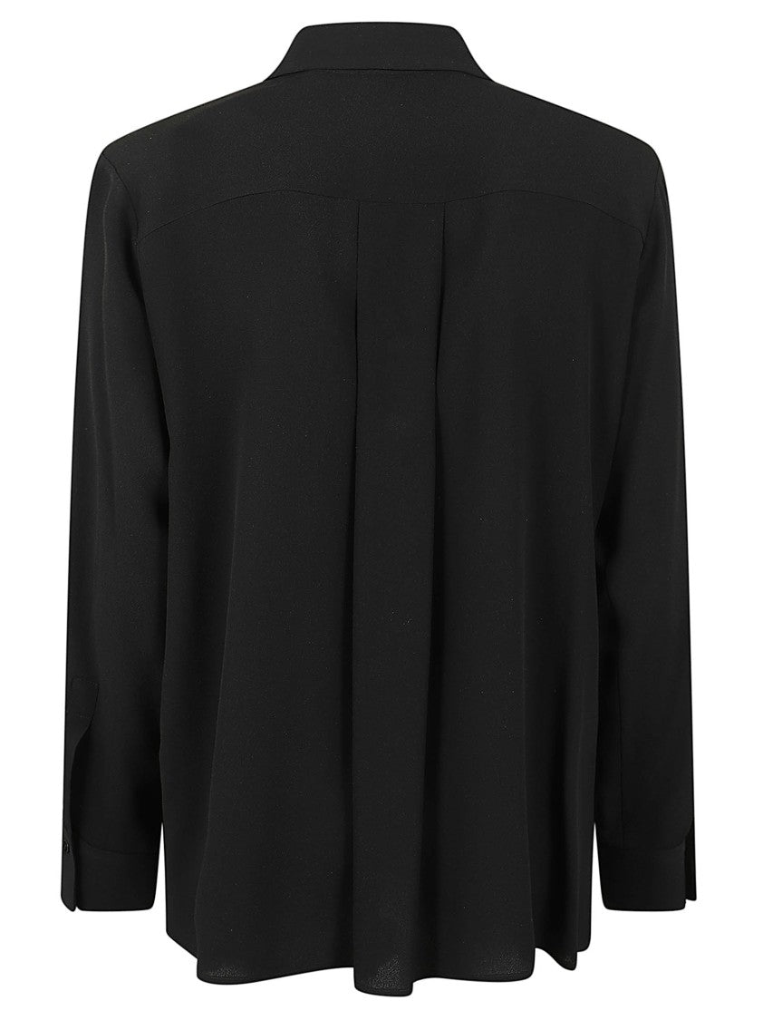 Antonelli Firenze Adria Shirt With Asymmetrical Scarf Insert And Square Cuffs