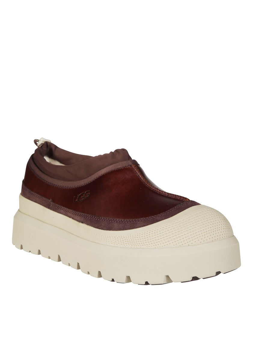 Ugg Rich Brown Tasman Smooth Weather Hybrid Loafers
