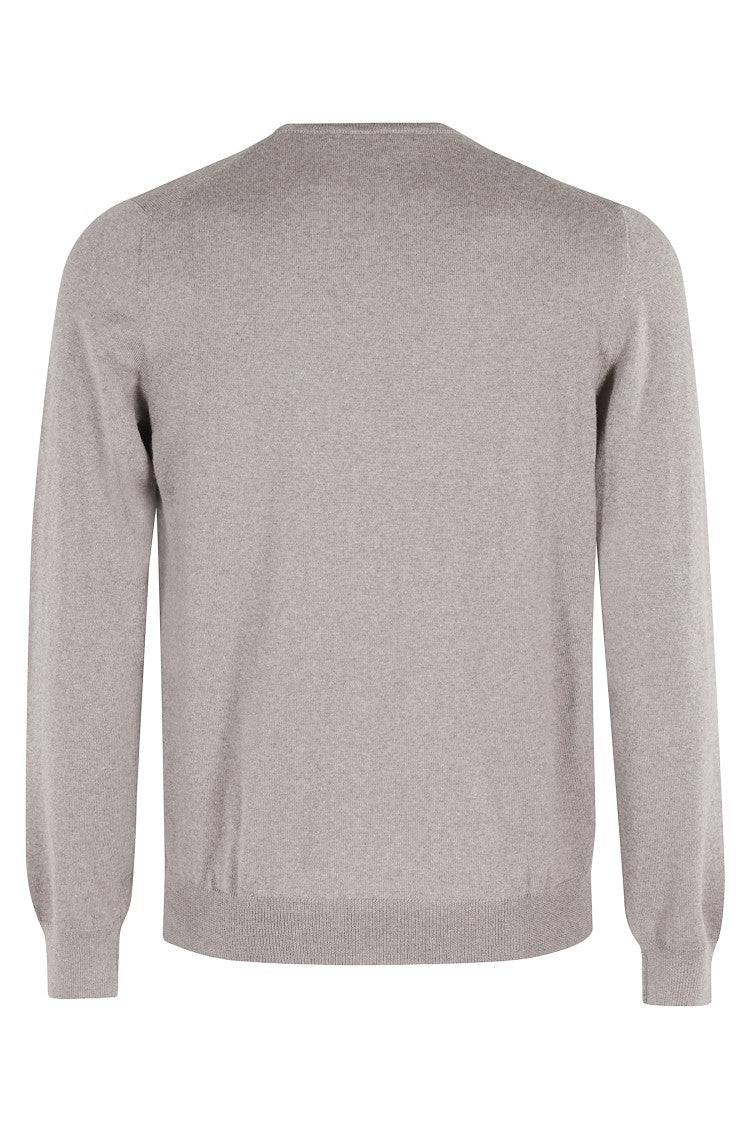 Tagliatore Crew Neck Sweater In Turtledove
