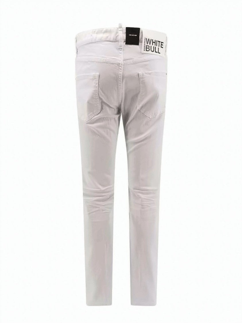 Dsquared2 Slim-Fit Denim Pants With Classic Five-Pocket Styling