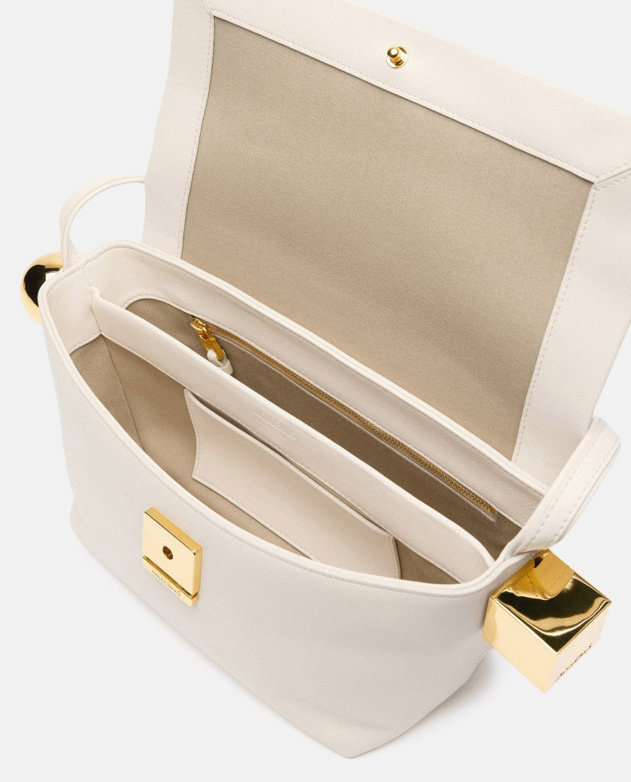 Jacquemus Le Rond Carre Leather Shoulder Bag
