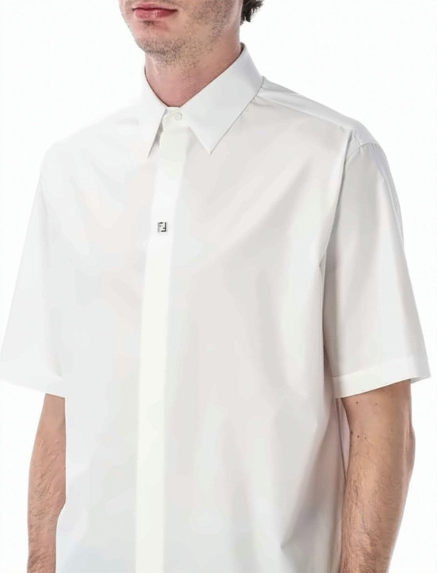 Fendi Short-Sleeved Cotton Shirt
