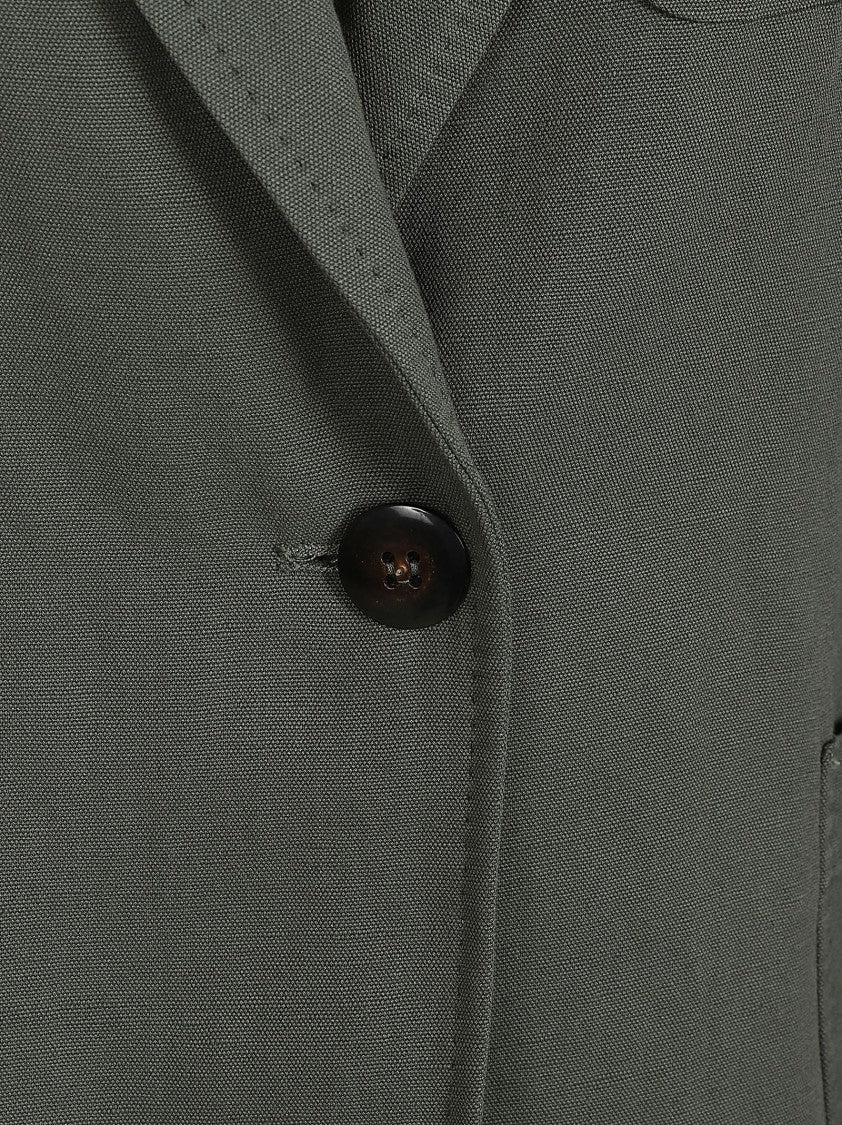 Max Mara Relaxed Fit Jacket With Classic Notched Lapel And Textured Fabric