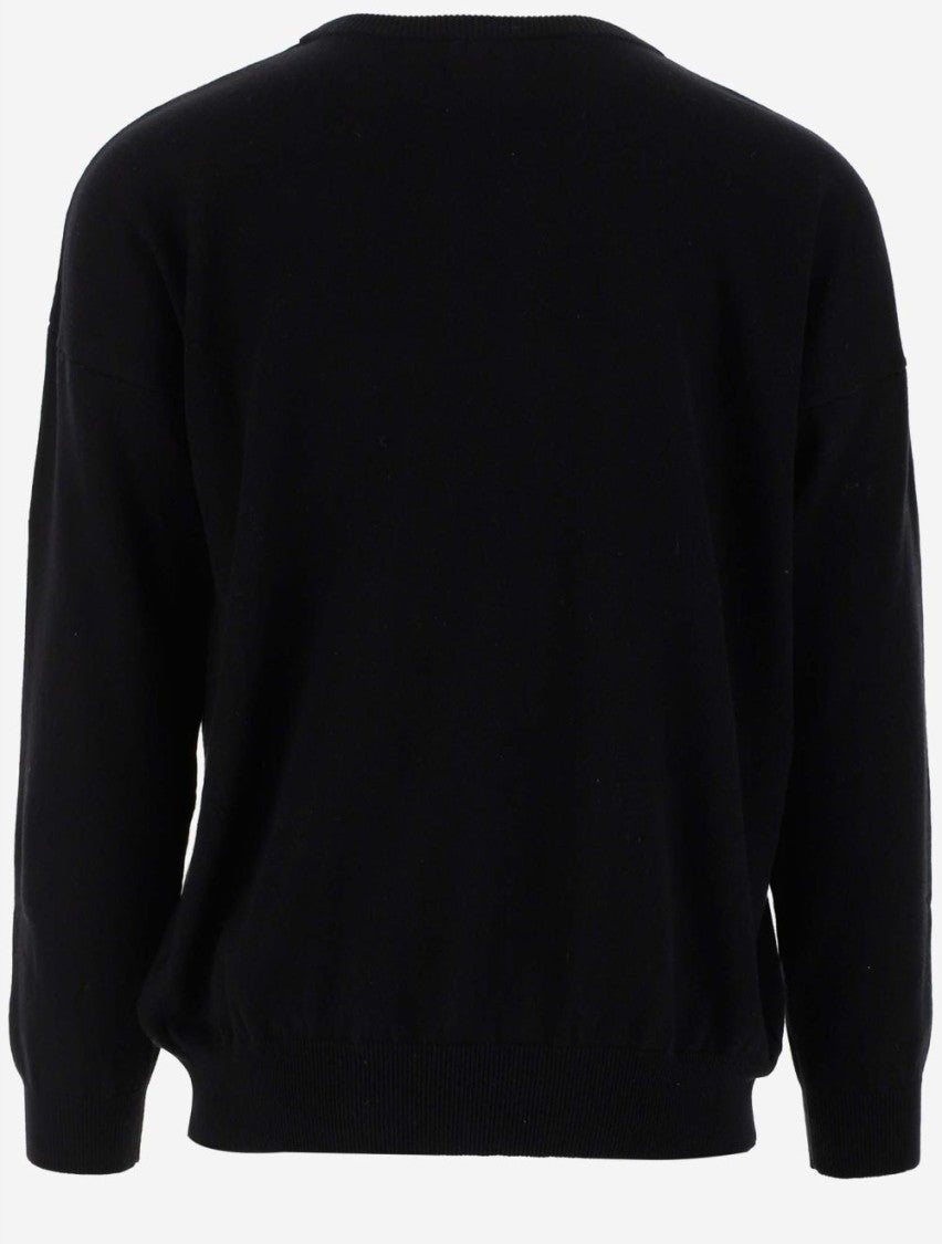 Marcelo Burlon Black Icon Wings Sweater