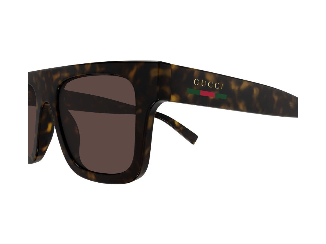Gucci Tortoiseshell Gg2235s Oversized Square Sunglasses