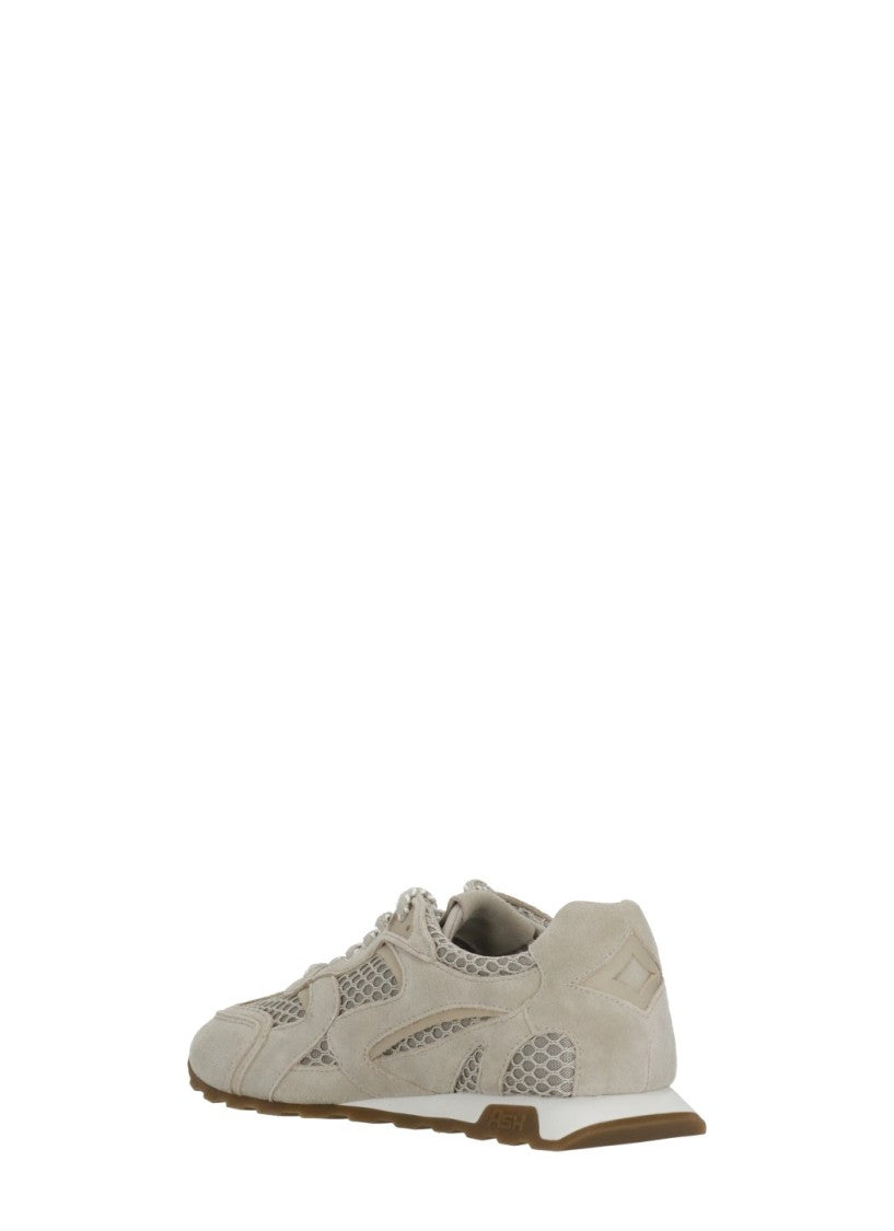 Ash Beige Kasar Net Mesh Sneakers