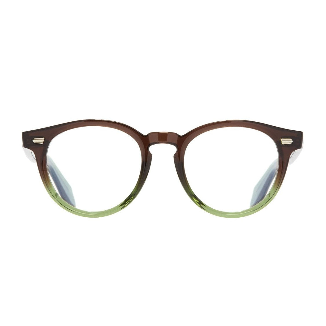 Cutler And Gross Gradient Green 9378 Acetate Round Sunglasses