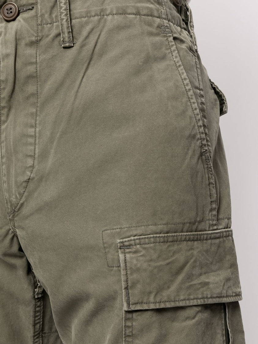 Polo Ralph Lauren Dark Olive Green Vintage Military Cargo Trousers