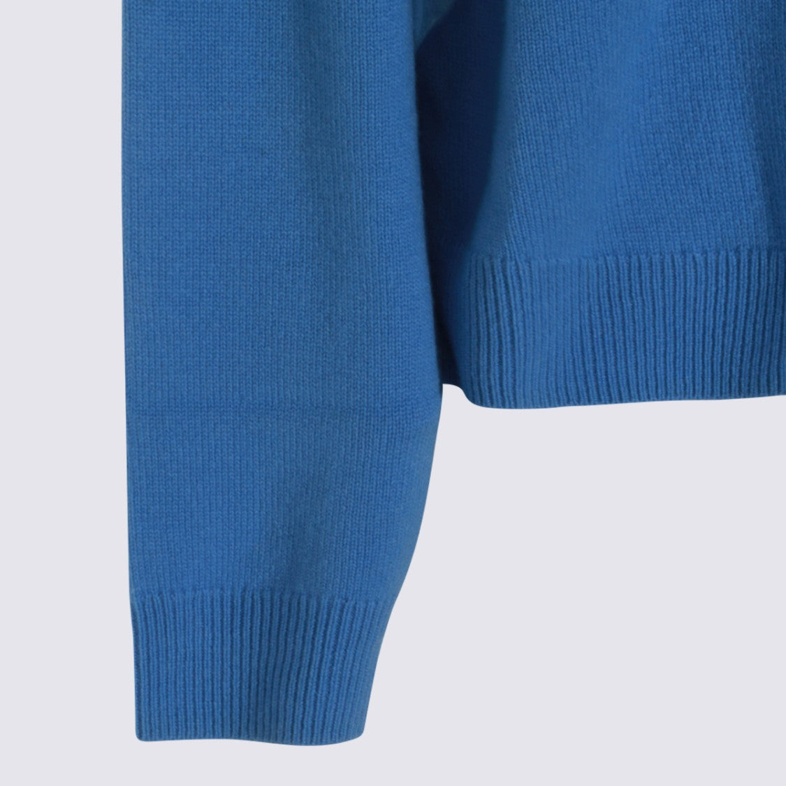 Anine Bing Relaxed Fit Deep V-Neck Sweater With Ribbed Cuffs