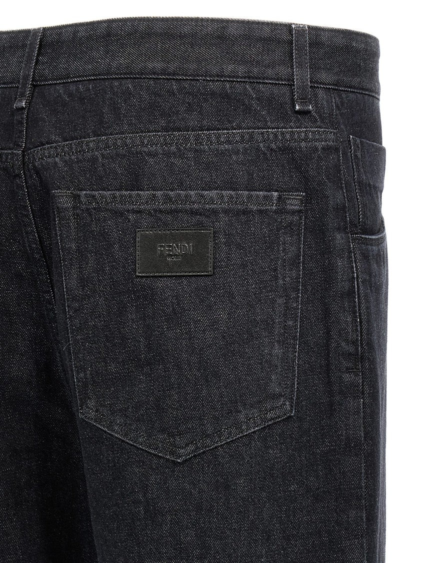 Fendi Straight-Leg Denim Jeans