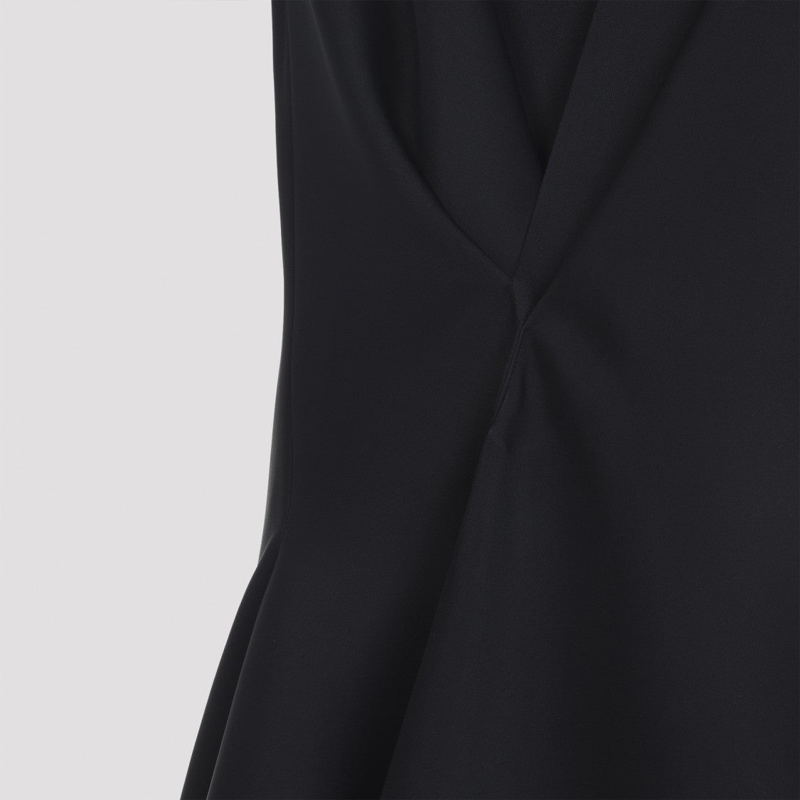 Khaite Sculptural Draped Mini Dress With Asymmetrical Hem