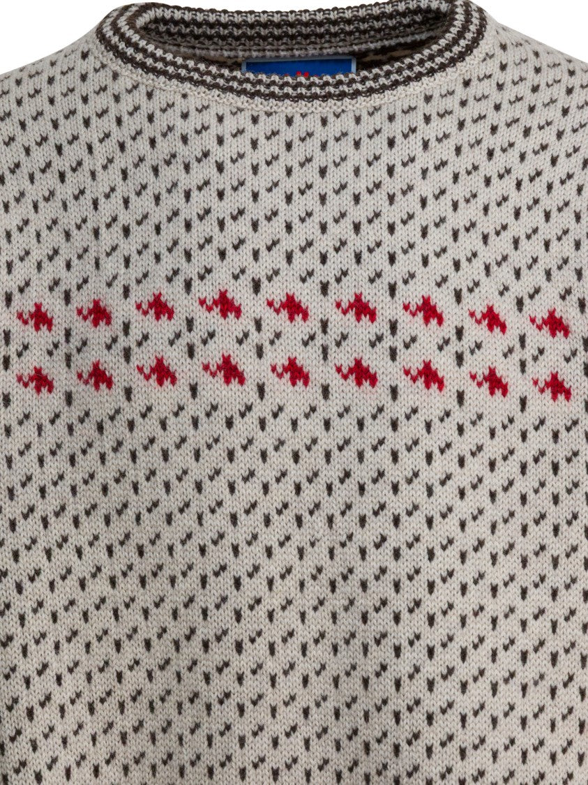 Mammut Wool Knit Sweater With Unique Motif