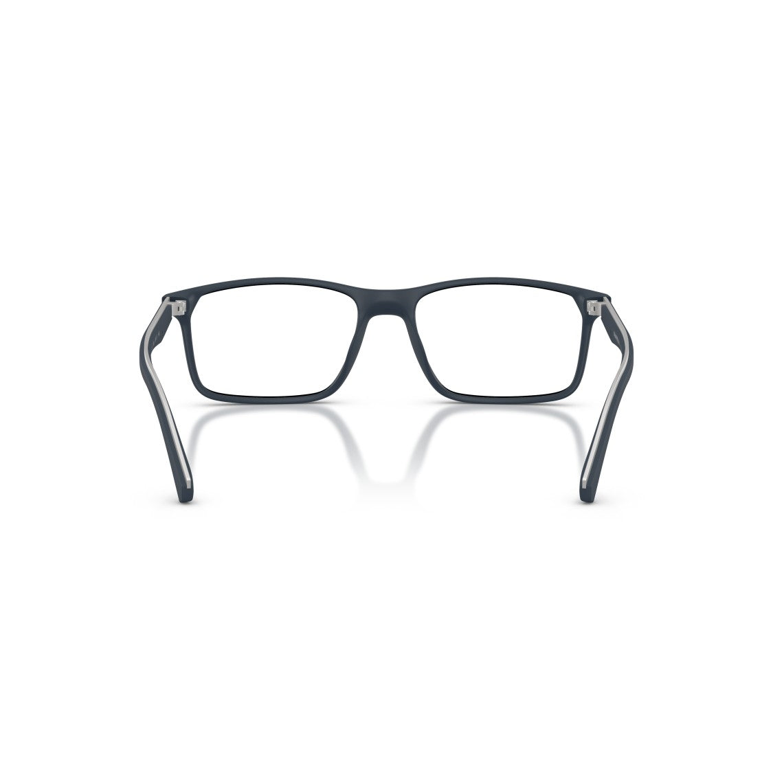 Emporio Armani 0Ea3266u Rectangular Matte Black Eyeglass Frames With Subtle Branding