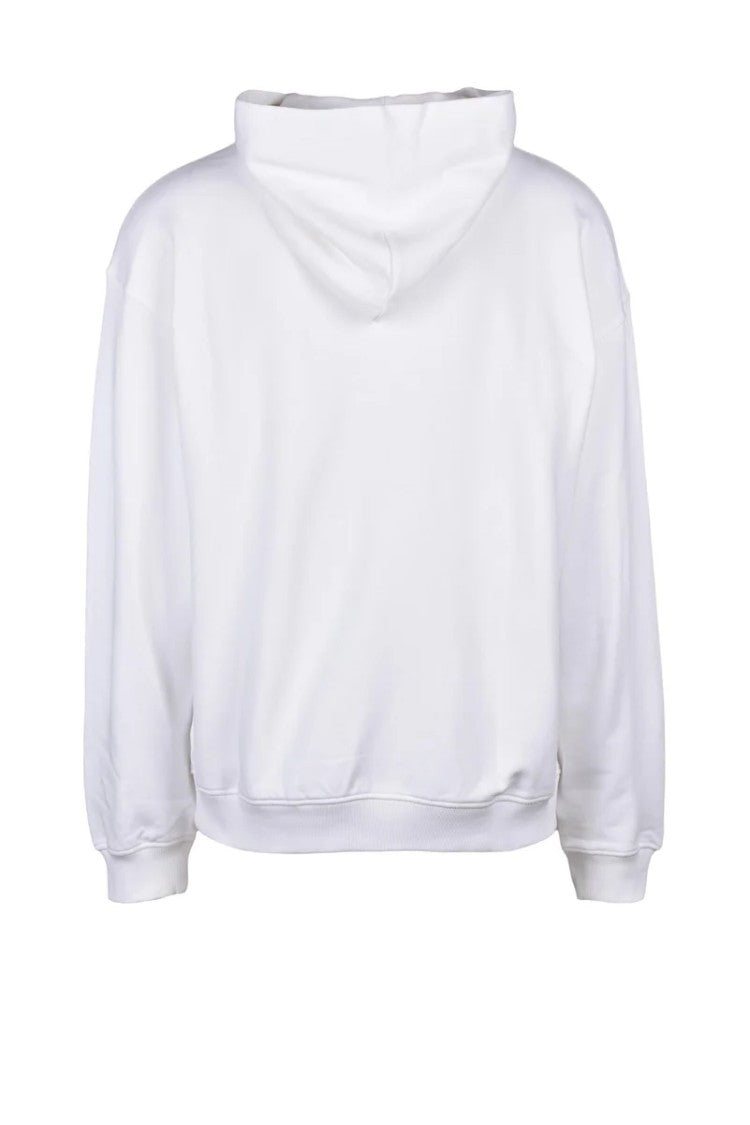 Diesel White Cotton Men's Hoodie Sweatshirt