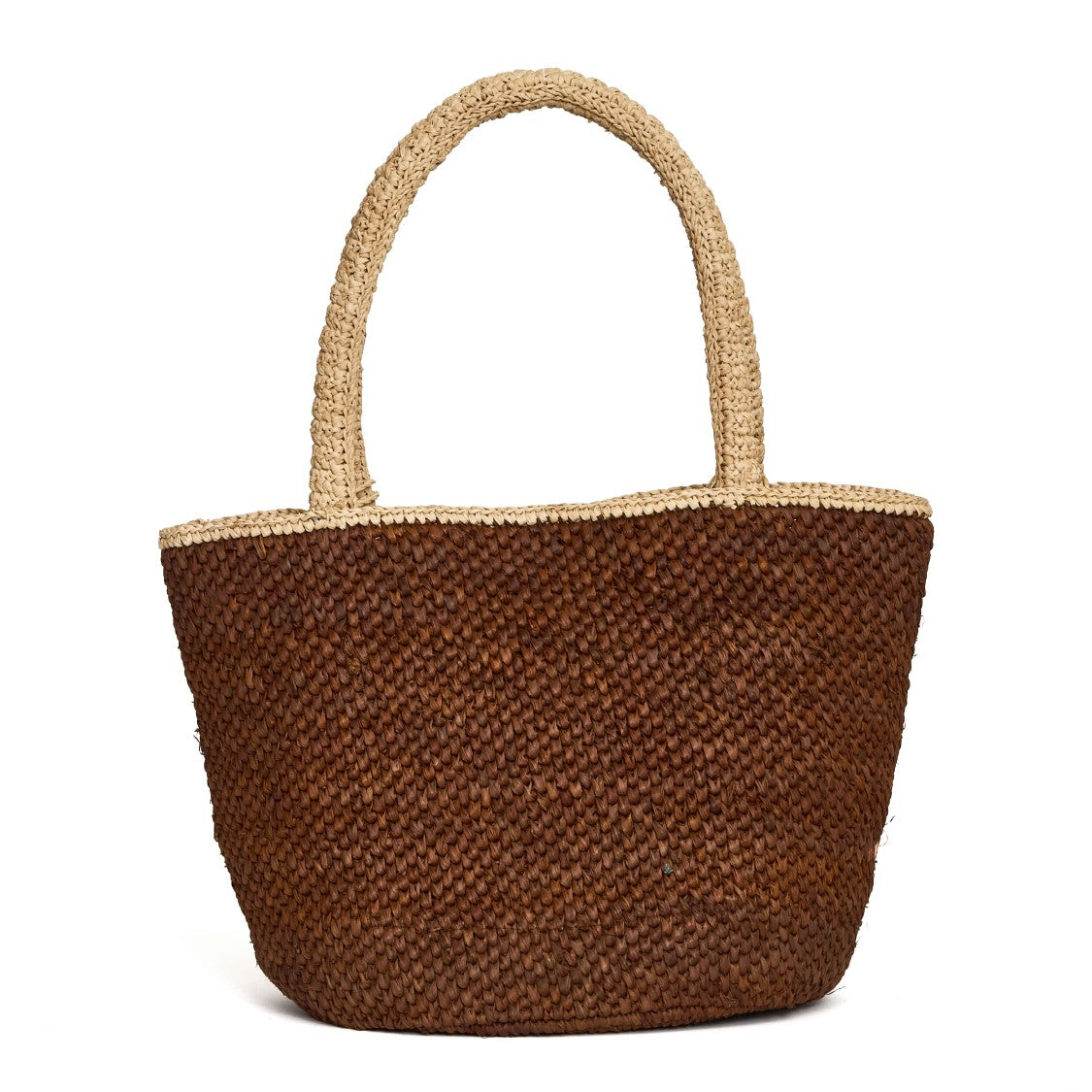 Mc2 Saint Barth Marcy Woven Bi-Color Tote Bag