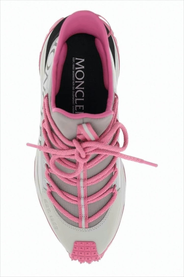 Moncler Sporty Polyamide Sneakers With Vibrant Accents