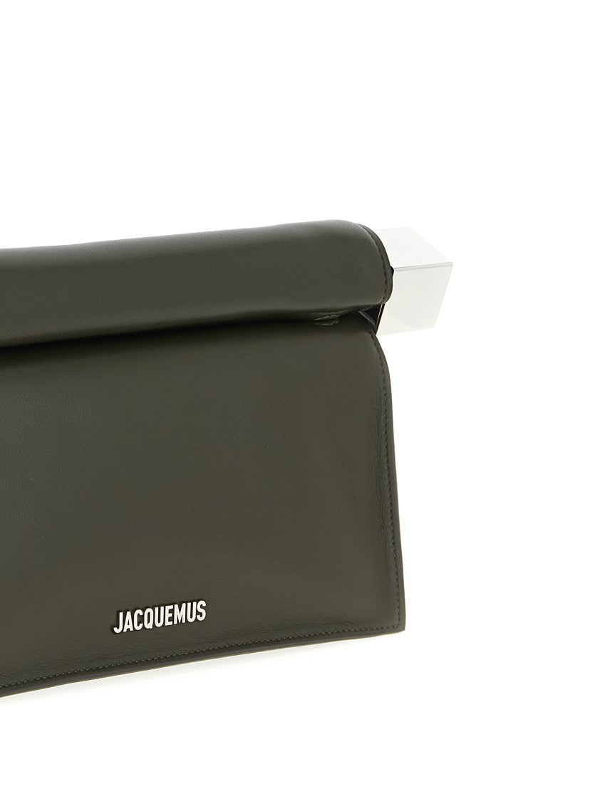 Jacquemus La Pochette Rond Carré' Clutch