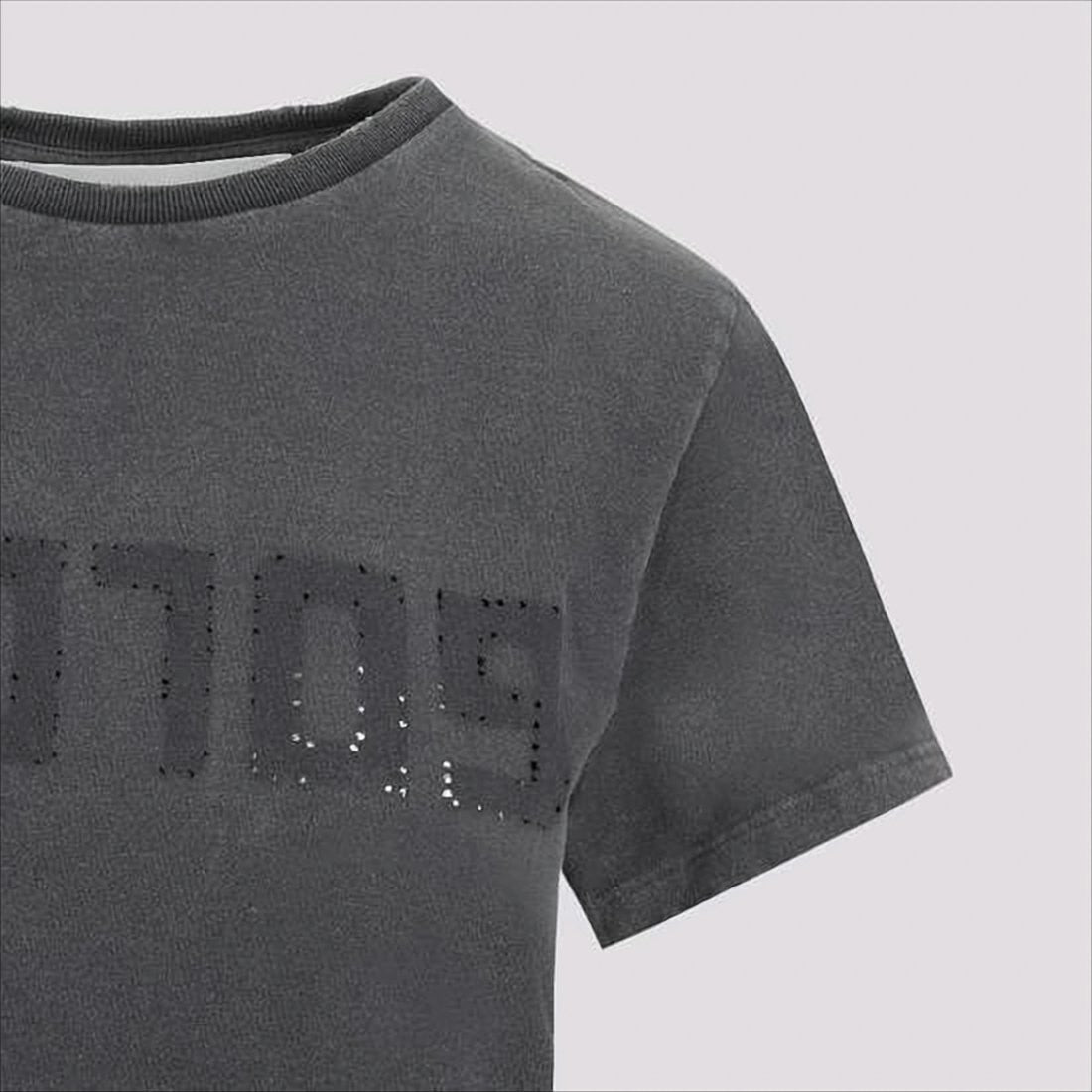Golden Goose Vintage-Inspired Charcoal Grey Golden Goose T-Shirt