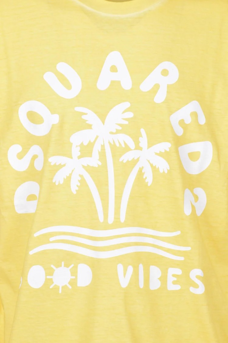 Dsquared2 Crew Neck T-Shirt - Yellow