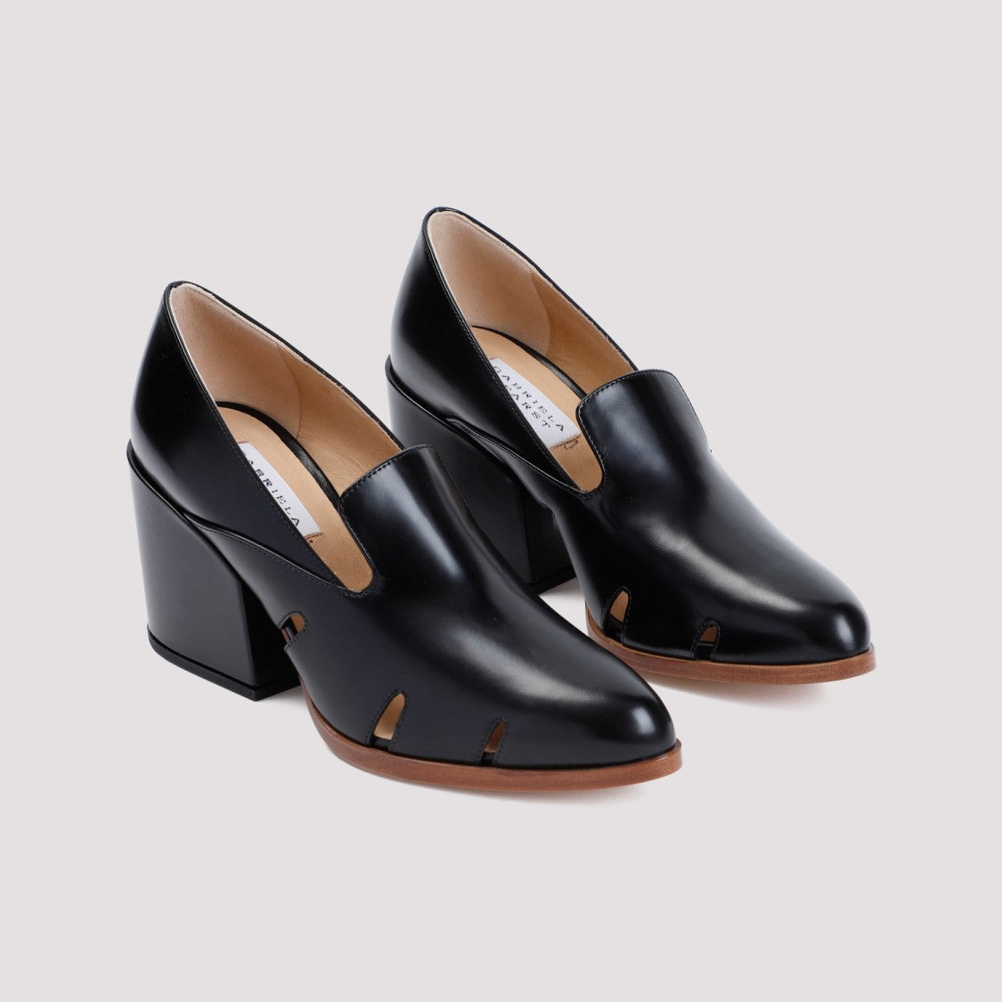 Gabriela Hearst Black Calf Leather Eliza Pumps