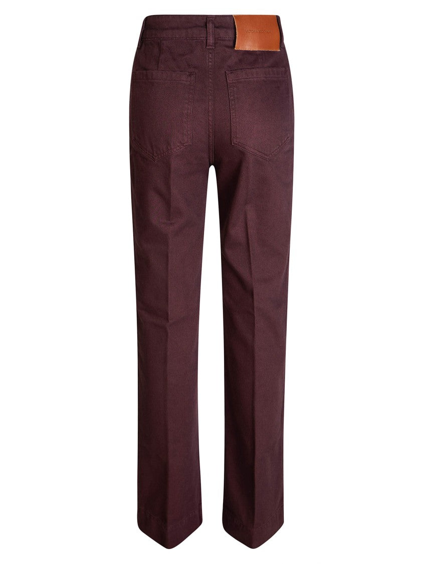 Victoria Beckham Alina Five-Pocket Denim Straight-Leg Jeans