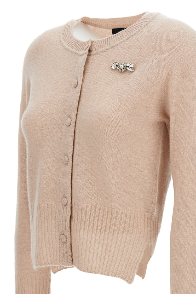 Simone Rocha Cashmere Embellished Cardigan