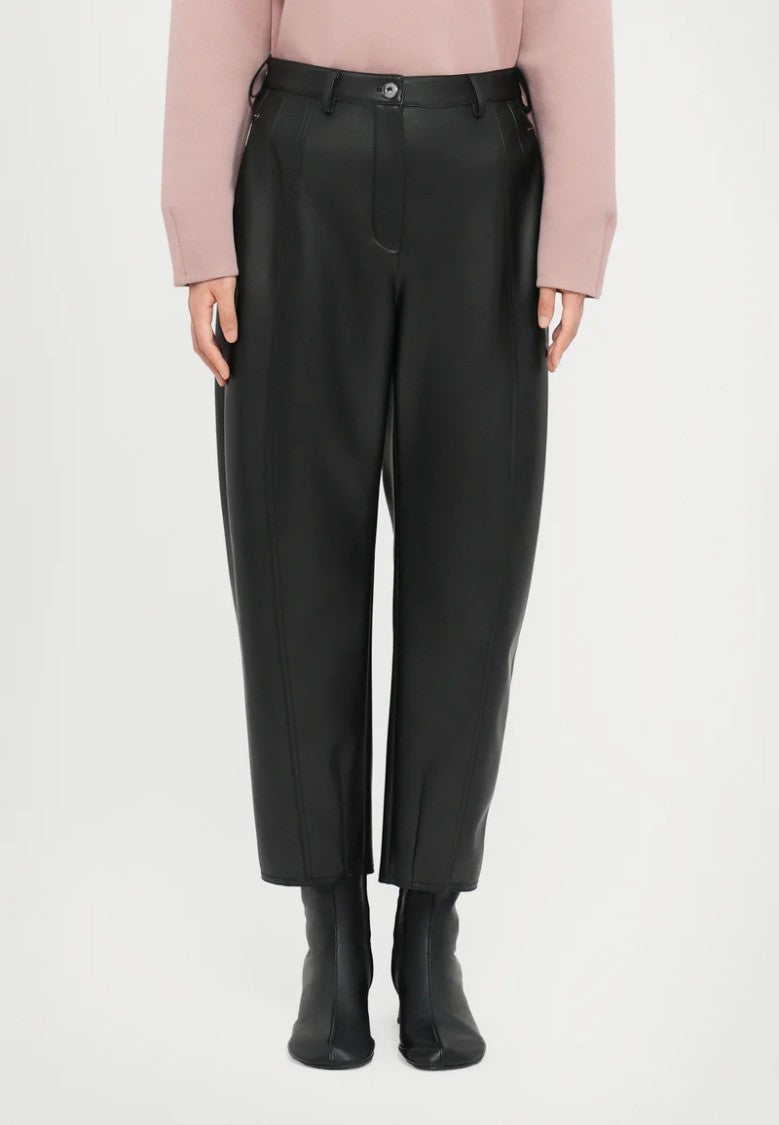 Max Mara Classic Cropped Black Trousers