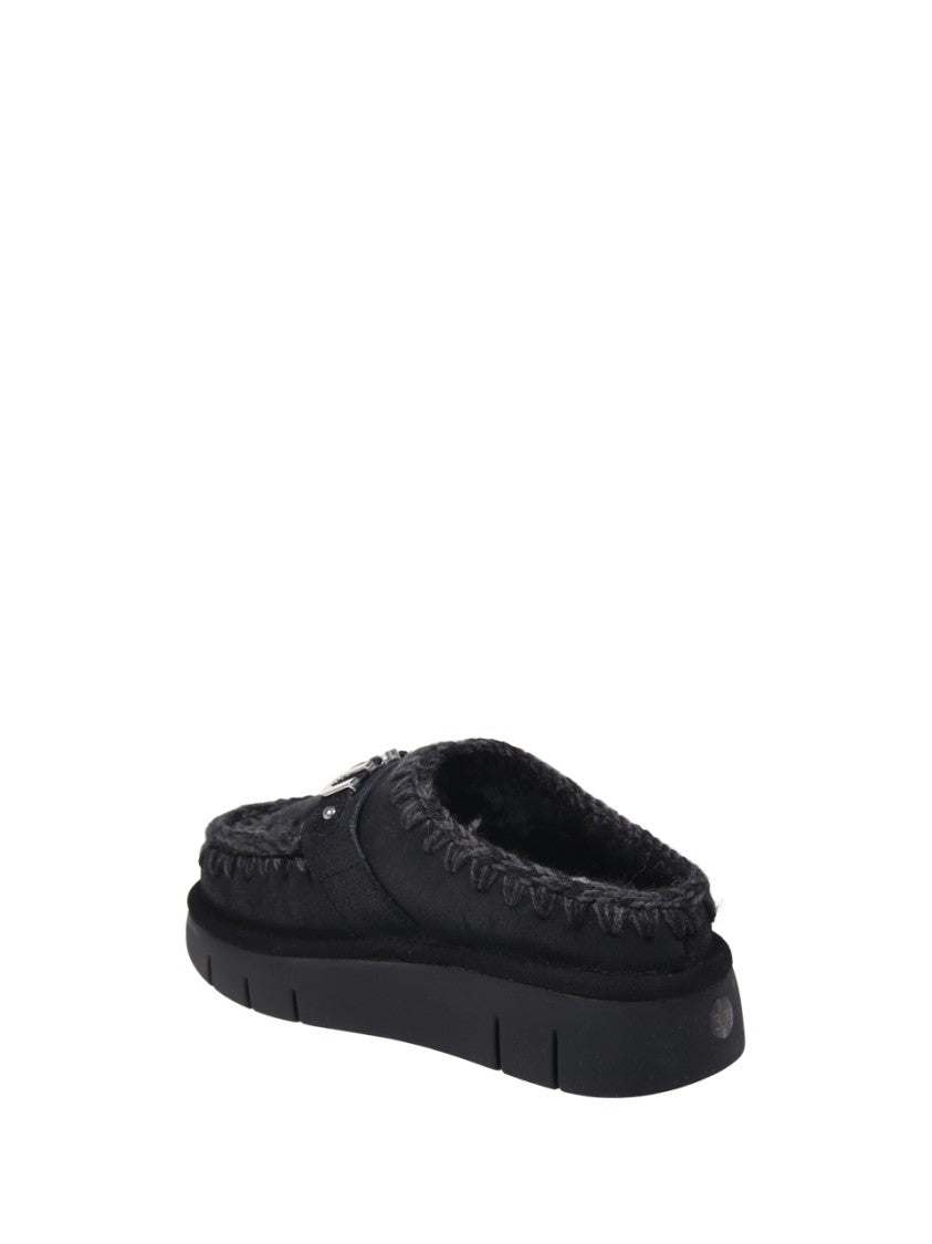 Mou Bounce Clog Metal Logo Mule