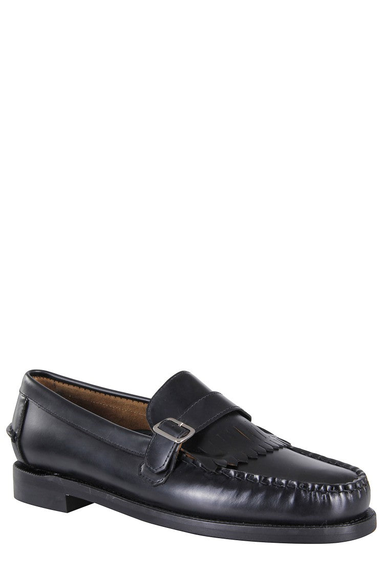 Sebago Brushed Leather Ales Loafer With Fringed Mask