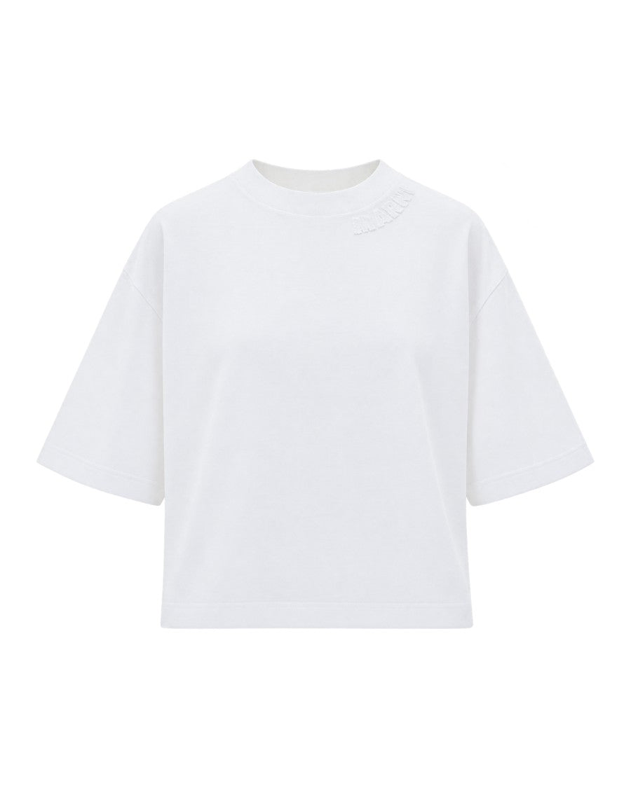 Marni Lily White Oversized Cotton T-Shirt