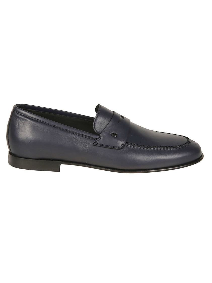 Baldinini Nappa Leather Penny Strap Loafers