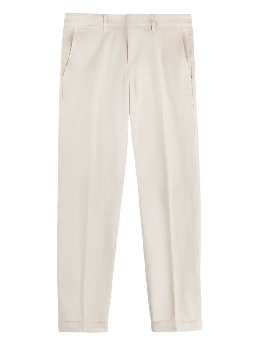 Fay Cream Capri Model Pants