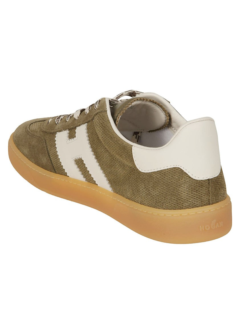 Hogan Brown Cool Calf Leather Sneakers