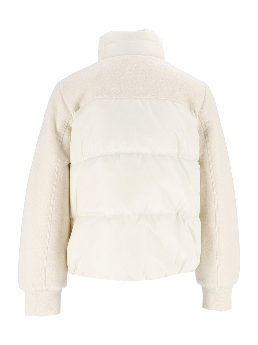 Parajumpers Puffer Jacket With High Collar And Zippered Pockets