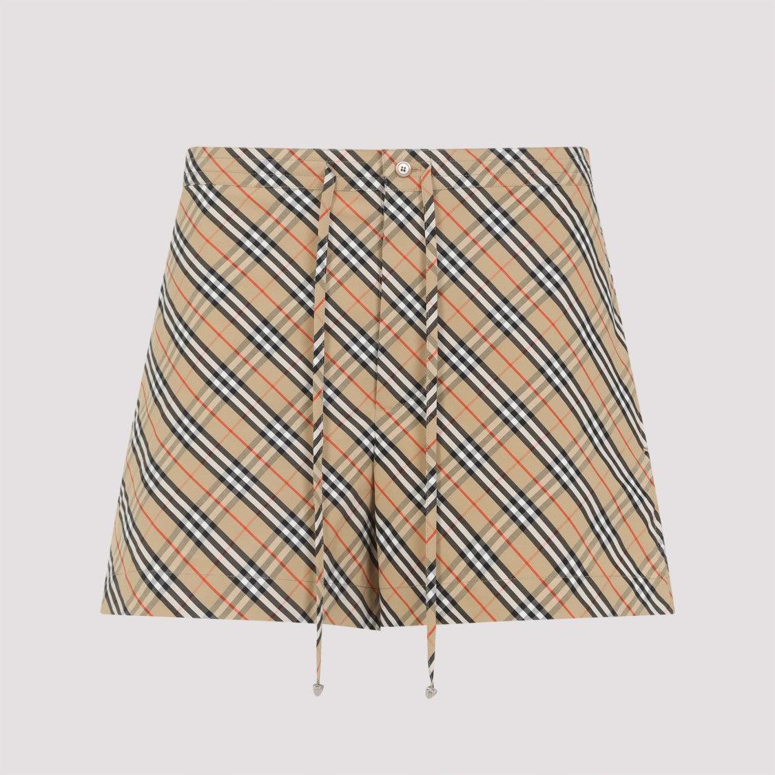 Burberry Relaxed Fit Plaid Cotton Bermudas