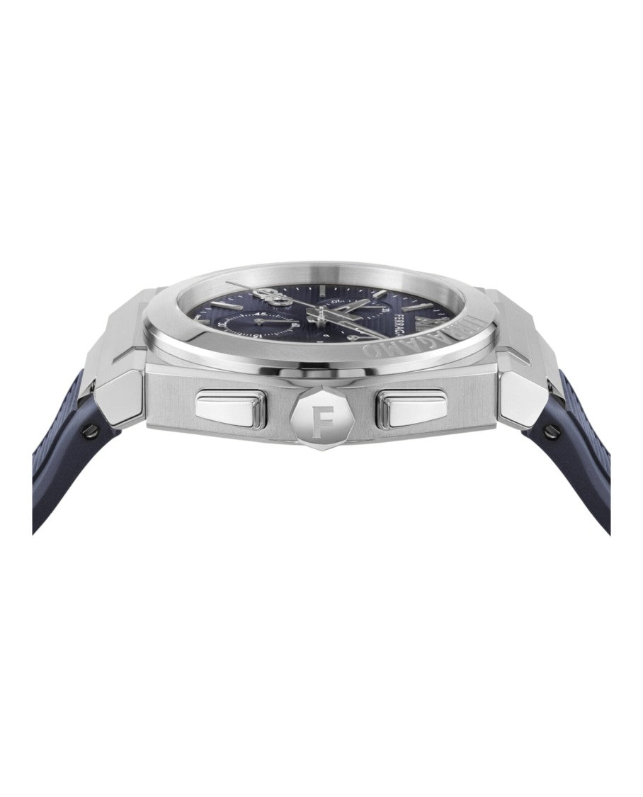 Ferragamo Vega Chrono Silicone Watch