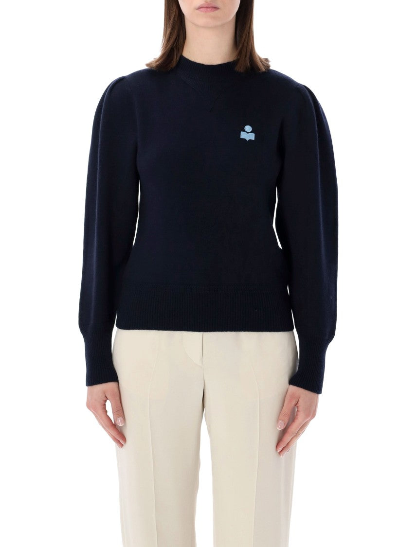 Isabel Marant Étoile Kelaya Wool-Blend Puff-Sleeve Sweater