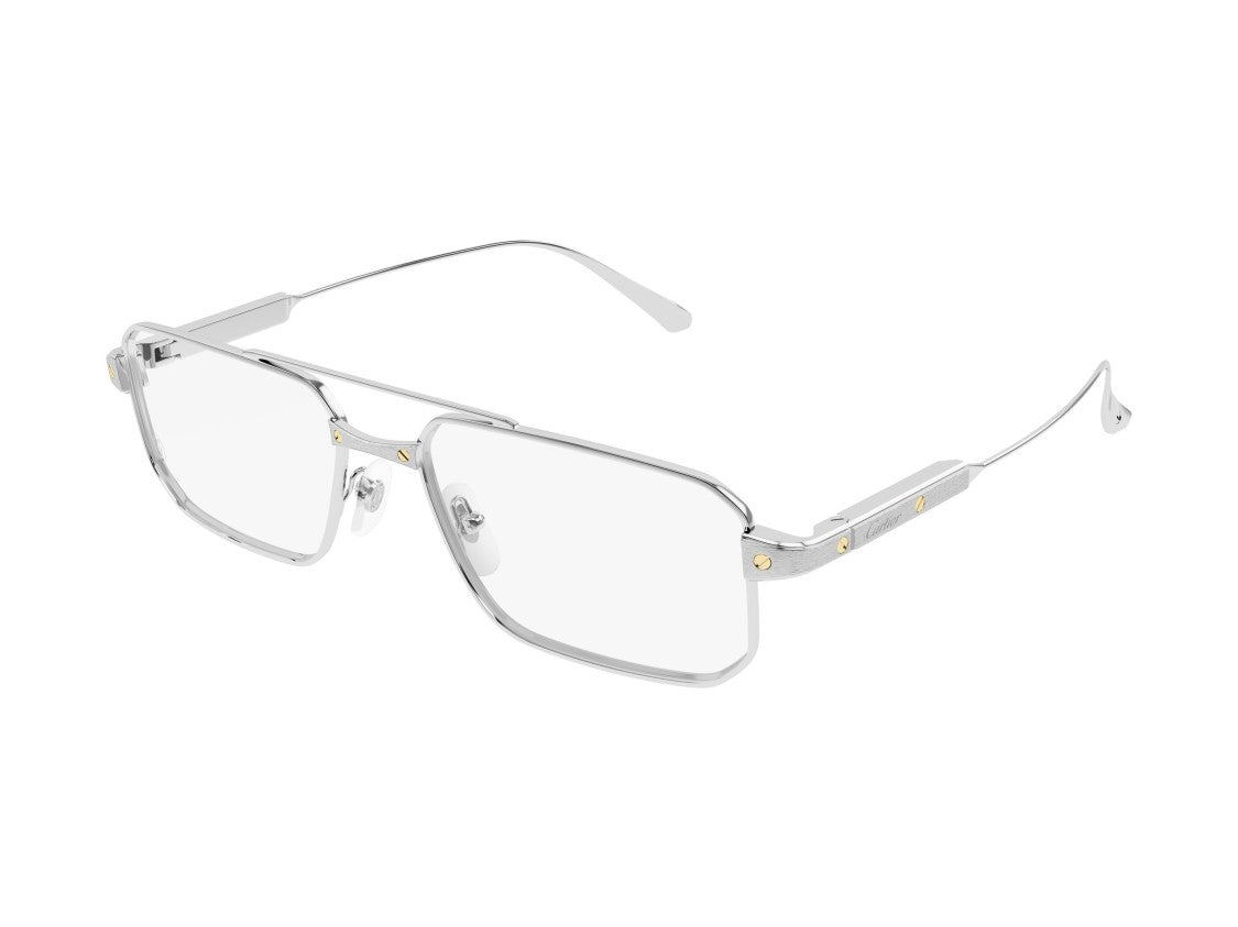 Cartier Ct0654o Geometric Titanium Sunglasses