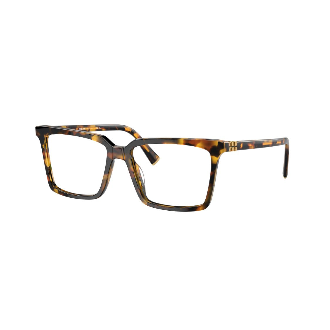 Miu Miu 0Mu 08Xv Oversized Tortoiseshell Acetate Eyeglasses